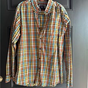 Men's Multicolor Plaid Shirt